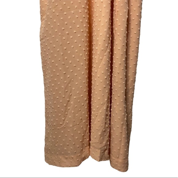 Privacy Please Peach True Wrap Dress Sweetheart Neckline Chiffon Extra Small XS - Picture 13 of 15